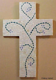 Mosaic Cross ~ Abideth In Me 1