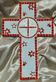 Mosaic Cross ~ Addie's First Communion