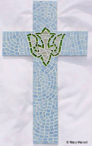 Mosaic Cross ~ Descending Dove