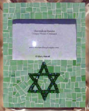 Mosaic Picture Frame ~ Star of David