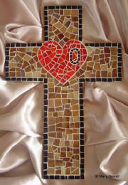 Mosaic Cross ~ In Memory of October