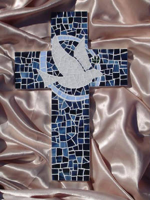 Mosaic Cross ~ Dove Series In Honor Of